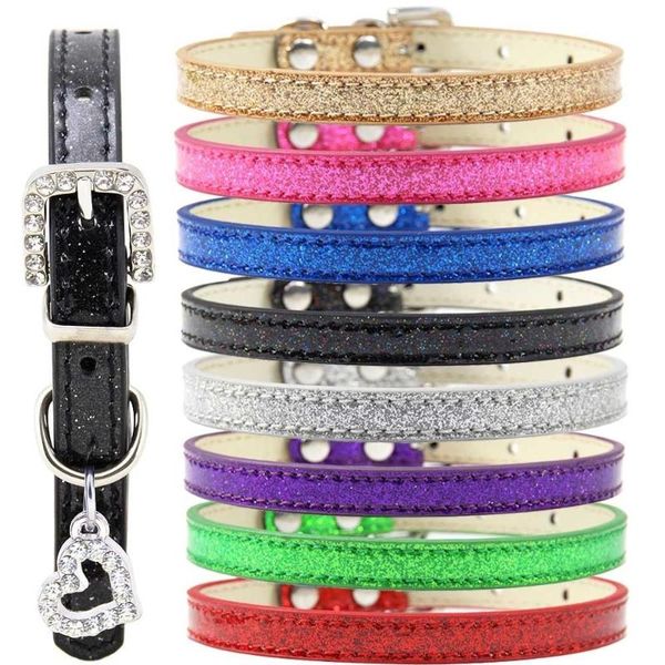 cat collars & leads adjustable pet small dog collar with rhinestone love pendant bling pu leather kitten puppy for xxs/xs/s 9 colors
cat collars & leads adjustable pet small dog collar with rhinestone love pendant bling pu leather kitten puppy for xxs/xs/s 9 colors