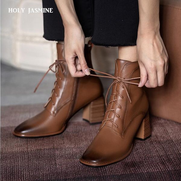 boots fashion est side zipper female winter genuine leather square toe high heels pumps party casual shoes woman ankle, Black
boots fashion est side zipper female winter genuine leather square toe high heels pumps party casual shoes woman ankle, Black