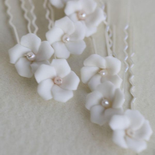 hair clips & barrettes ins simple porcelain flower pins bridal pearls women jewelry handmade wedding bobby pin, Golden;silver
hair clips & barrettes ins simple porcelain flower pins bridal pearls women jewelry handmade wedding bobby pin, Golden;silver