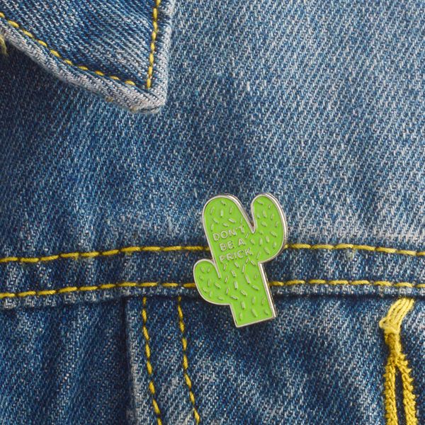 green cactus don't be a prick brooch cartoon green plant cactus meaty enamel pins lapel badges backpack for kids friends gifts, Blue
green cactus don't be a prick brooch cartoon green plant cactus meaty enamel pins lapel badges backpack for kids friends gifts, Blue