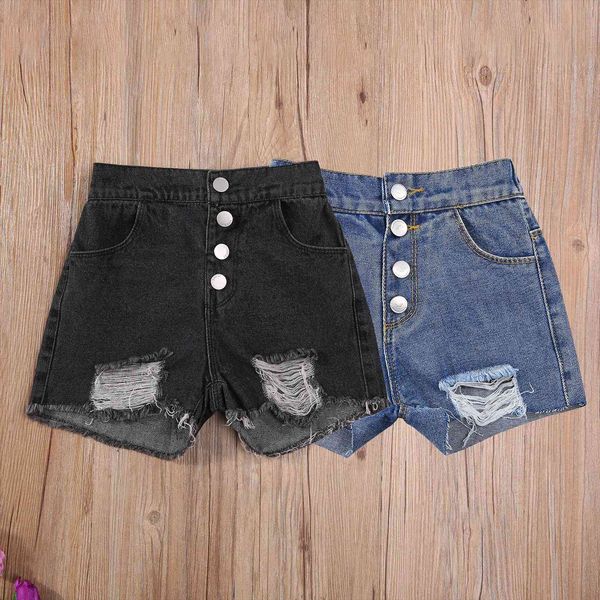 girls casual jeans with broken holes children solid color denim cloth shorts dark blue black
girls casual jeans with broken holes children solid color denim cloth shorts dark blue black