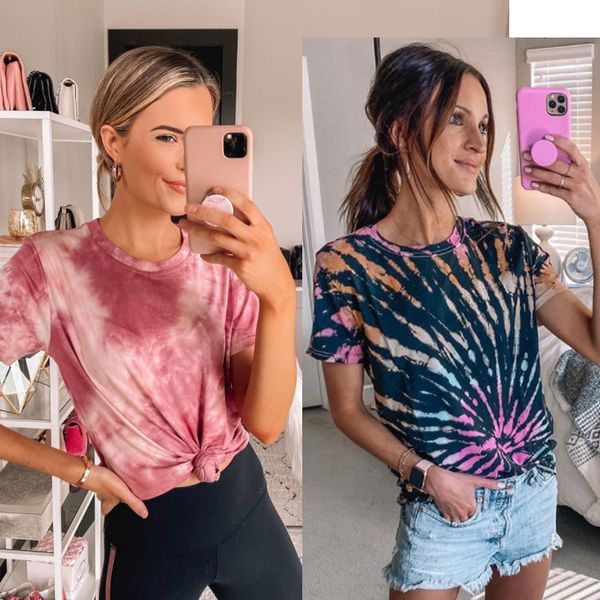 women's t-shirt ebaihui tie dye woman tshirts pink black harajuku short sleeve women tees o-neck kpop loose streetwear d457 bd, White
women's t-shirt ebaihui tie dye woman tshirts pink black harajuku short sleeve women tees o-neck kpop loose streetwear d457 bd, White