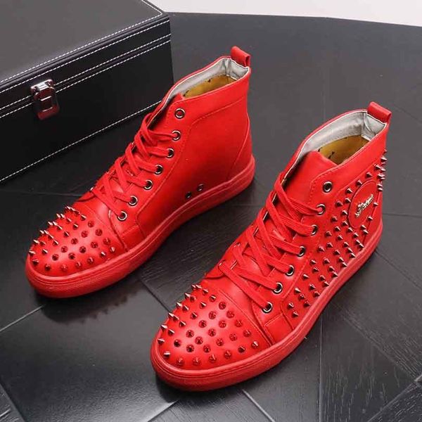 dress shoes brand designer men studded rivet spike lace up high causal flats moccasins luxury punk rock boyfriend sneakers yu4w, Black
dress shoes brand designer men studded rivet spike lace up high causal flats moccasins luxury punk rock boyfriend sneakers yu4w, Black