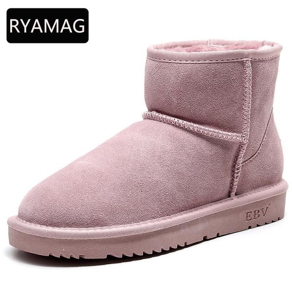 boots ryamag leather snow women's short-tube short fur all-match cotton shoes plus velvet thick, Black
boots ryamag leather snow women's short-tube short fur all-match cotton shoes plus velvet thick, Black