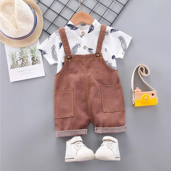 clothing sets telotuny toddler kids baby boy girl feather print t shirt +suspender trousers outfits set summer children for 1-5y, White
clothing sets telotuny toddler kids baby boy girl feather print t shirt +suspender trousers outfits set summer children for 1-5y, White