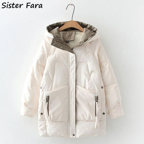women's down & parkas sister fara 2021 women plus size 2xl winter coat thick hooded jacket cotton long warm solid padded parka for, Black
women's down & parkas sister fara 2021 women plus size 2xl winter coat thick hooded jacket cotton long warm solid padded parka for, Black