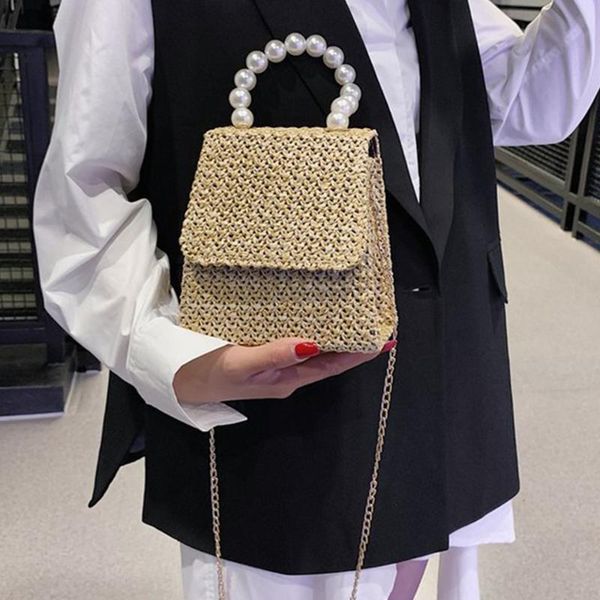 fashion pearl chains cross-body handbag straw bags women messenger bag rattan travel purses and handbags shoulder waist
fashion pearl chains cross-body handbag straw bags women messenger bag rattan travel purses and handbags shoulder waist