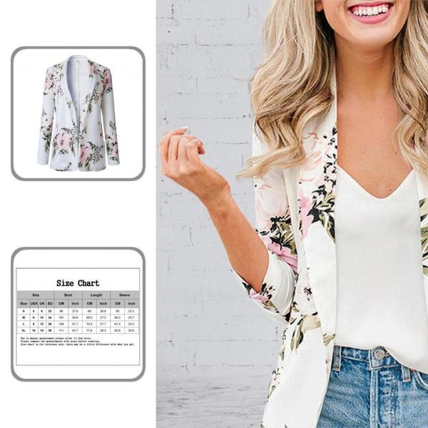 women's suits & blazers cardigan fashion floral print women blazer autumn winter suit coat lapel outerwear, White;black
women's suits & blazers cardigan fashion floral print women blazer autumn winter suit coat lapel outerwear, White;black