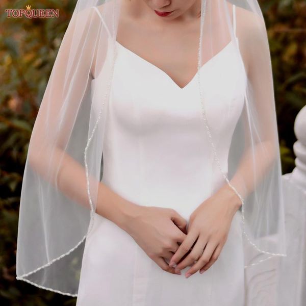 bridal veils ueen v107 wedding crystal beaded veil with edge super soft bride to be short, Black 
bridal veils ueen v107 wedding crystal beaded veil with edge super soft bride to be short, Black