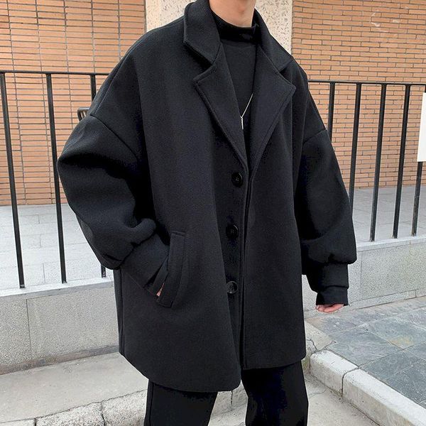 women's jackets woolen jacket ins autumn and winter hong kong style youth solid color tooling student korean loose gown full, Black;brown
women's jackets woolen jacket ins autumn and winter hong kong style youth solid color tooling student korean loose gown full, Black;brown