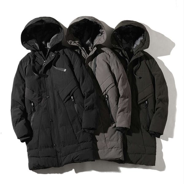 men's down & parkas 2021 winter parka coat hooded windbreaker long overcoat men solid cotton padded jacket fashion clothing male dbkr 8, Black
men's down & parkas 2021 winter parka coat hooded windbreaker long overcoat men solid cotton padded jacket fashion clothing male dbkr 8, Black