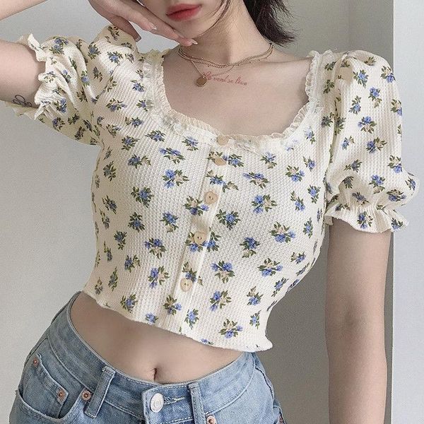 super slim fit slimming short midriff-baring women 's stitching lace sweet expose clavicle t-shirt fashion women's, White
super slim fit slimming short midriff-baring women 's stitching lace sweet expose clavicle t-shirt fashion women's, White