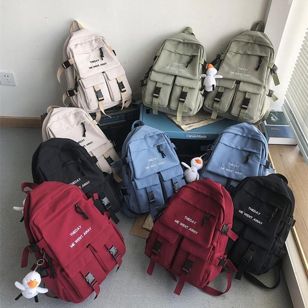 backpack large capacity nylon male female women travel bagpack couple waterproof lapbookbag solid color school men rucksack
backpack large capacity nylon male female women travel bagpack couple waterproof lapbookbag solid color school men rucksack