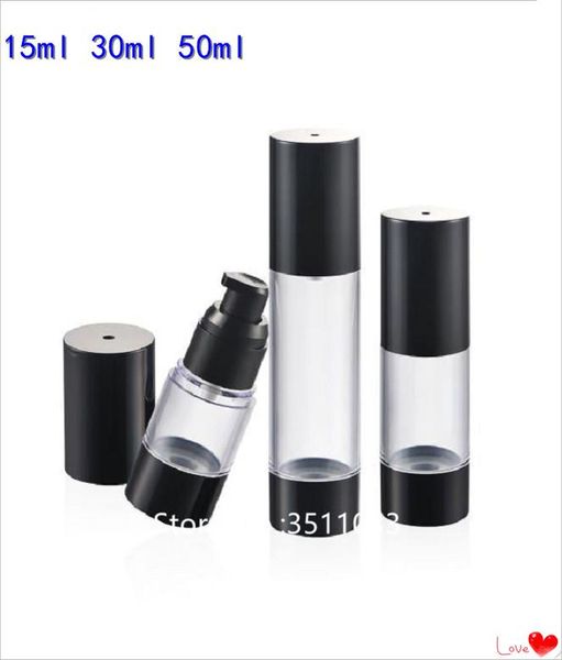 storage bottles & jars 20pcs black clear plastic airless bottle lotion pump portable cream foundation emulsion 15ml 30ml 50ml
storage bottles & jars 20pcs black clear plastic airless bottle lotion pump portable cream foundation emulsion 15ml 30ml 50ml