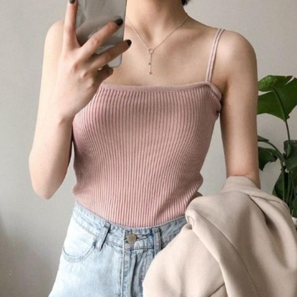 women's tanks & camis fashion soft cotton sling solid color broadcloth high street women clothing strap summer thin waistcoat, White
women's tanks & camis fashion soft cotton sling solid color broadcloth high street women clothing strap summer thin waistcoat, White