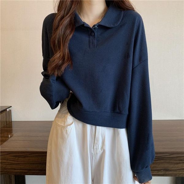 women's hoodies & sweatshirts spring and autumn minority clothes 2021 korean chic loose design collar top, Black
women's hoodies & sweatshirts spring and autumn minority clothes 2021 korean chic loose design collar top, Black