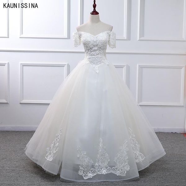 other wedding dresses kaunissina champagne luxury ball gown bridal gowns women vintage boat neck appliques formal marriage dress, White
other wedding dresses kaunissina champagne luxury ball gown bridal gowns women vintage boat neck appliques formal marriage dress, White