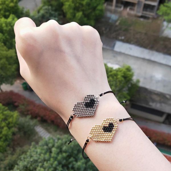 charm bracelets fairywoo fashion boho woman black heart bracelet gold sweet miyuki beads rope adjustable friendship, Golden;silver
charm bracelets fairywoo fashion boho woman black heart bracelet gold sweet miyuki beads rope adjustable friendship, Golden;silver