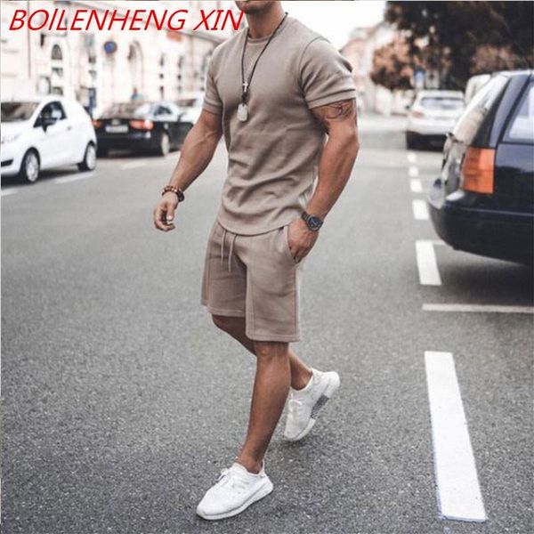 men's tracksuits pure color casual cotton short-sleeved shirt shorts 2-piece suit summer fabric sportswear slim, Gray
men's tracksuits pure color casual cotton short-sleeved shirt shorts 2-piece suit summer fabric sportswear slim, Gray