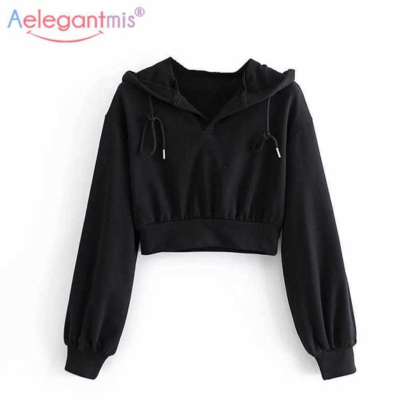 aelgentmis casual solid cropped hoodies women black drawstring long sleeve short sweatshirt loose korean pullovers female chic 210607
aelgentmis casual solid cropped hoodies women black drawstring long sleeve short sweatshirt loose korean pullovers female chic 210607