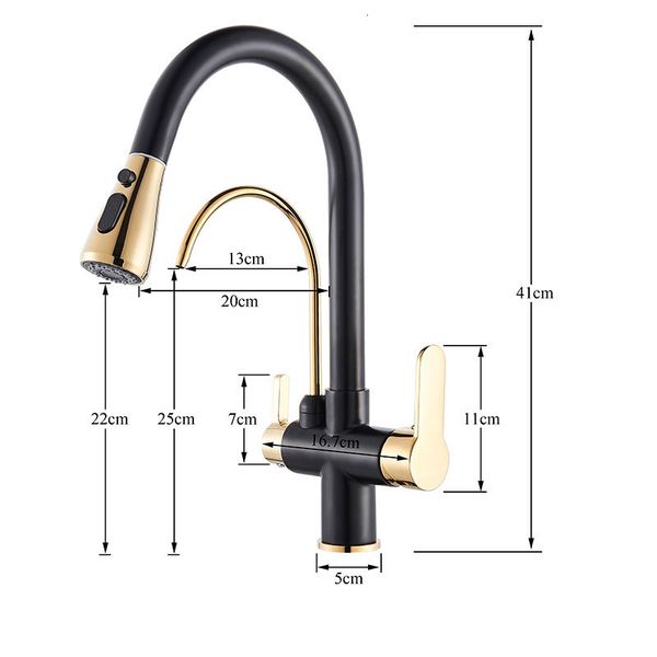 kitchen faucets gold /black/chrome kithcen purified faucet pull out water filter tap 2/3 way torneira cold mixer sink crane dr
kitchen faucets gold /black/chrome kithcen purified faucet pull out water filter tap 2/3 way torneira cold mixer sink crane dr