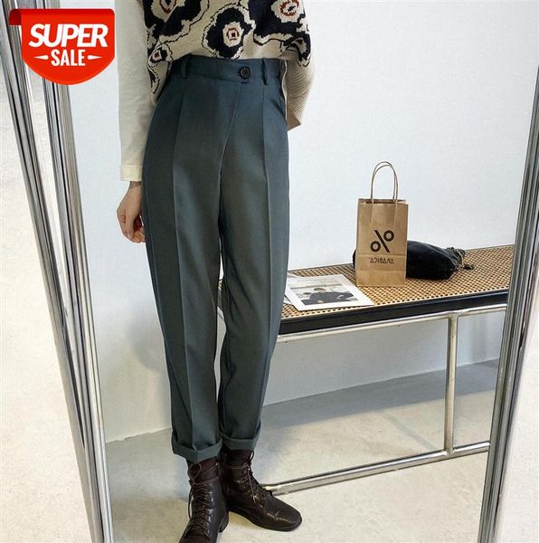 zhi chenxi drape straight-leg cropped trousers basic women's thin high-waist casual suit pants 1912 #az8b, Black;gray
zhi chenxi drape straight-leg cropped trousers basic women's thin high-waist casual suit pants 1912 #az8b, Black;gray