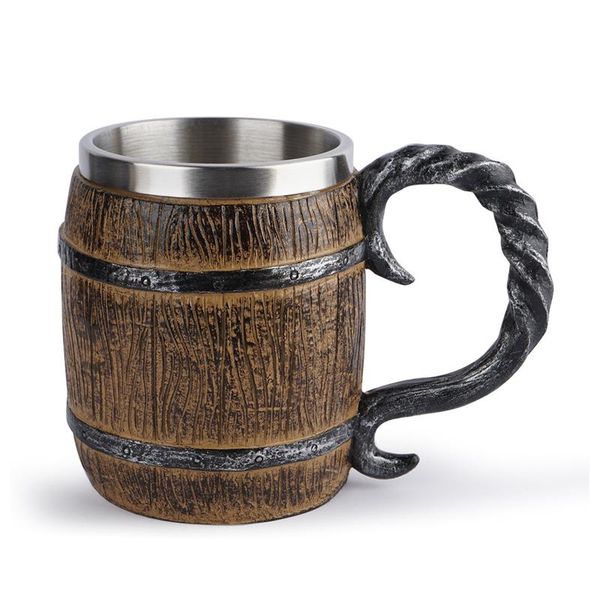 mugs 450ml wood style beer mug christmas gift simulation wooden barrel cup double wall drinking metal insulated
mugs 450ml wood style beer mug christmas gift simulation wooden barrel cup double wall drinking metal insulated