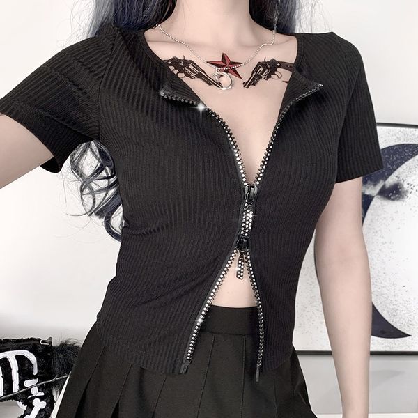 tee Women's V-neck tight Harajuku City clothing, black short top, Gothic summer shorts, White
tee Women's V-neck tight Harajuku City clothing, black short top, Gothic summer shorts, White