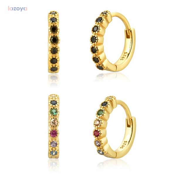 hoop & huggie lozoya 925 sterling silver black luxury pendiente earring zircon hoops 9.5mm huggies women crystal cz for rock punk, Golden;silver
hoop & huggie lozoya 925 sterling silver black luxury pendiente earring zircon hoops 9.5mm huggies women crystal cz for rock punk, Golden;silver