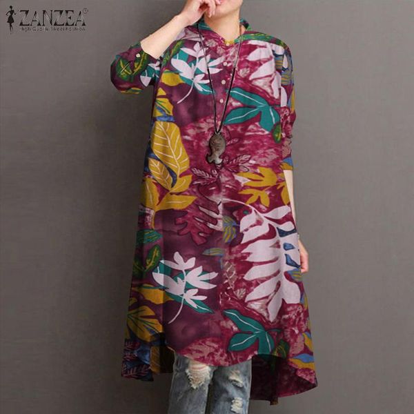 autumn zanzea retro floral printed shirts long sleeve women blouse elegant casual blusas female button tunic plus size women's blouses, White
autumn zanzea retro floral printed shirts long sleeve women blouse elegant casual blusas female button tunic plus size women's blouses, White