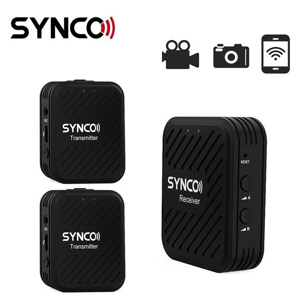 microphones synco g1a1 g2a2 wireless lavalier microphone system 2.4ghz lapel mic dual transmitters for dslr camera interview live recording
microphones synco g1a1 g2a2 wireless lavalier microphone system 2.4ghz lapel mic dual transmitters for dslr camera interview live recording
