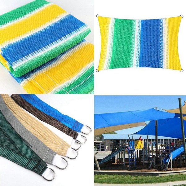 shade thicken colorful stripe hdpe rectangle sails swimming pool sun net camping garden terrace awning
shade thicken colorful stripe hdpe rectangle sails swimming pool sun net camping garden terrace awning