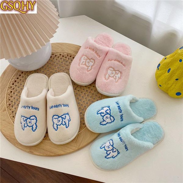 women plush comfort slippers ladies shoes cute dog fluffy slipper winter 2021 home indoor bedroom flat female footwear, Black
women plush comfort slippers ladies shoes cute dog fluffy slipper winter 2021 home indoor bedroom flat female footwear, Black