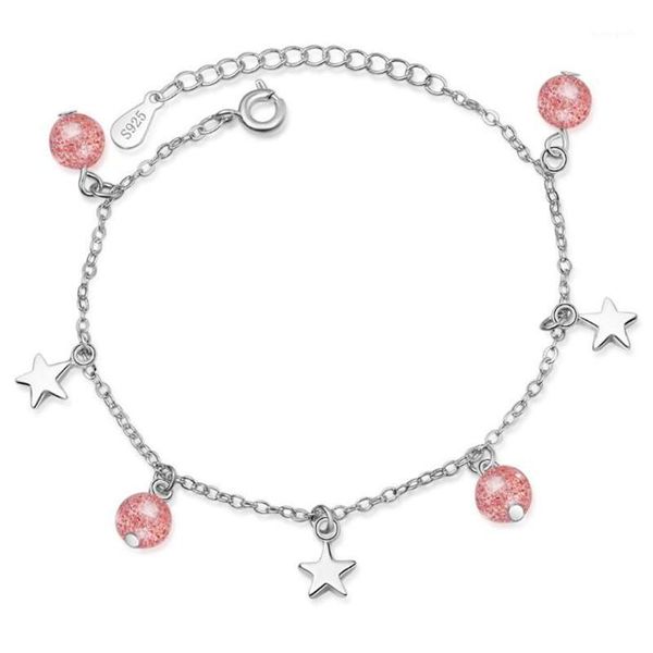 charm bracelets fashion jewelry natural strawberry crystal 925 sterling silver single-layer stars and balls beautiful women b1471, Golden;silver
charm bracelets fashion jewelry natural strawberry crystal 925 sterling silver single-layer stars and balls beautiful women b1471, Golden;silver