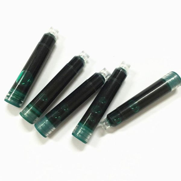 refills wholesale 30pcs disposable green and purple fountain pen ink cartridge length, Black;red
refills wholesale 30pcs disposable green and purple fountain pen ink cartridge length, Black;red