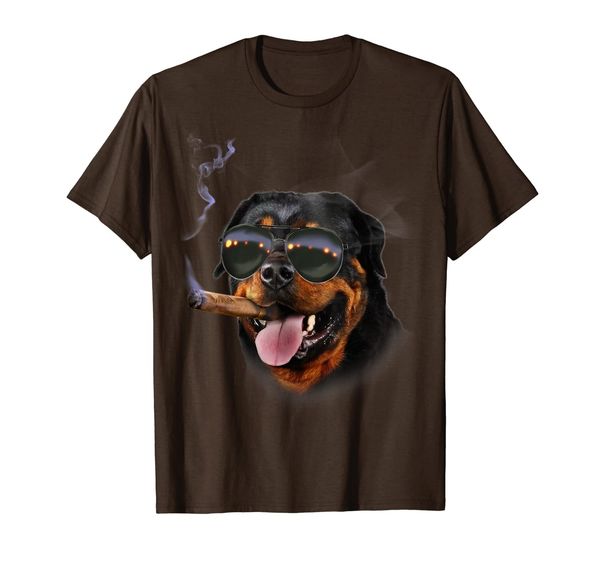 t-shirt, rottweiler with cigar wearing aviator sunglass, dog, White;black
t-shirt, rottweiler with cigar wearing aviator sunglass, dog, White;black