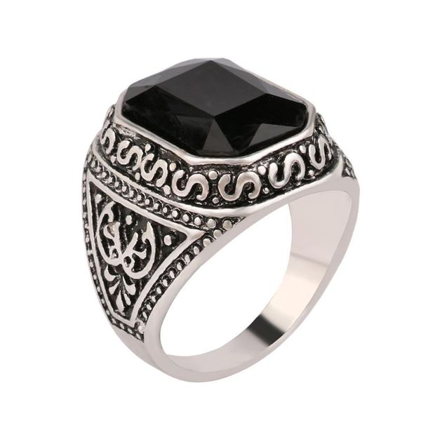 doreenbeads fashion men rings silver color alloy punk black red cabochon vintage jewelry trendy accessories,1 piece cluster, Golden;silver
doreenbeads fashion men rings silver color alloy punk black red cabochon vintage jewelry trendy accessories,1 piece cluster, Golden;silver