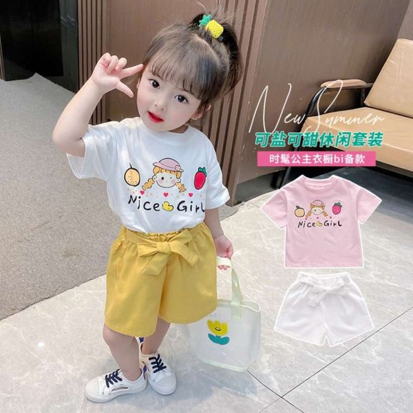 summer girl fashion suit baby cartoon t-shirt and skirt two-piece set korean lovely, White
summer girl fashion suit baby cartoon t-shirt and skirt two-piece set korean lovely, White