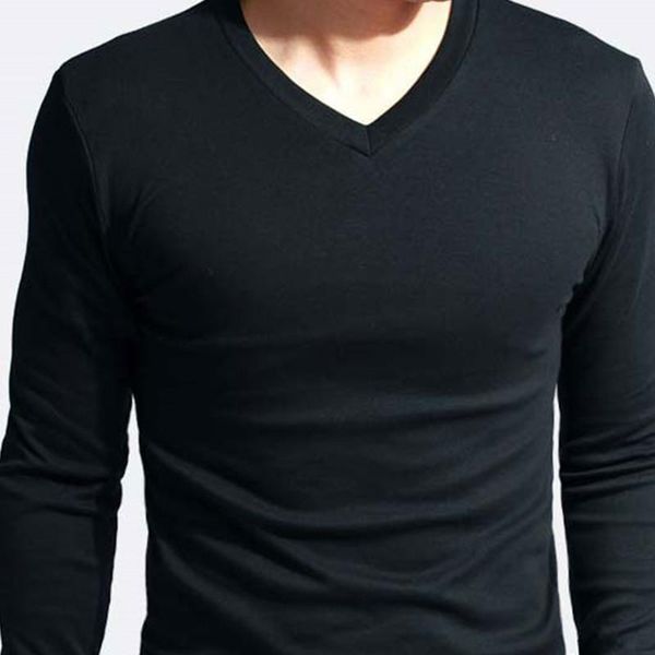men's t-shirts 2021 elastic mens t-shirt v-neck long sleeve men t shirt for male lycra and cotton man clothing tshirt brand tees, White;black
men's t-shirts 2021 elastic mens t-shirt v-neck long sleeve men t shirt for male lycra and cotton man clothing tshirt brand tees, White;black