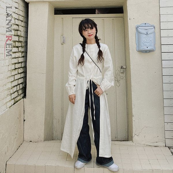 white long sleeve dress spring summer irregular loose split cotton linen a-line dresses female fashion 2d1719 210507, Black;gray
white long sleeve dress spring summer irregular loose split cotton linen a-line dresses female fashion 2d1719 210507, Black;gray