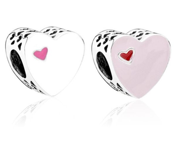 fits pandora original bracelets 20pcs pink enamel heart silver charms beads for women diy european necklace jewelry, Black
fits pandora original bracelets 20pcs pink enamel heart silver charms beads for women diy european necklace jewelry, Black