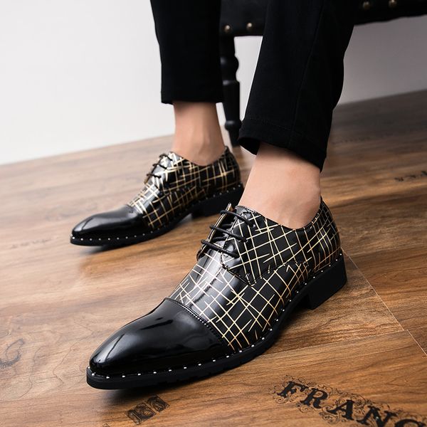 dress shoes luxury business oxfords leather men breathable rubber formal male office wedding pointed toe footwear akys, Black
dress shoes luxury business oxfords leather men breathable rubber formal male office wedding pointed toe footwear akys, Black