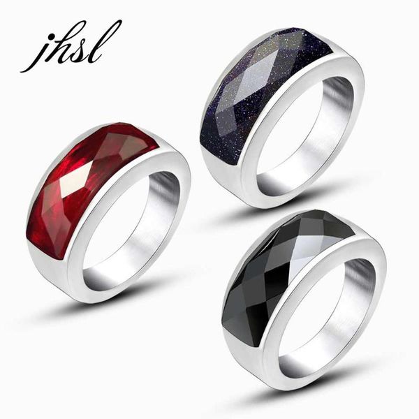 cluster rings jhsl red black blue stone men silver color stainless steel fashion jewelry gift wholesale us large size 5 6 7 8 9 10, Golden;silver
cluster rings jhsl red black blue stone men silver color stainless steel fashion jewelry gift wholesale us large size 5 6 7 8 9 10, Golden;silver
