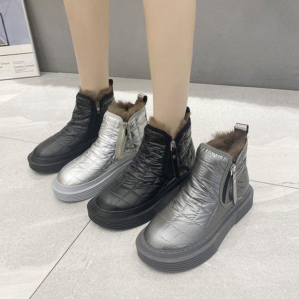 boots snow women short tube down feather bread shoes plus velvet thick warm cotton fashionable and comfortable, Black
boots snow women short tube down feather bread shoes plus velvet thick warm cotton fashionable and comfortable, Black
