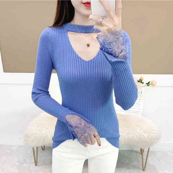 women's sweaters shintimes lace hole v-neck sweater high elastic sweters women new winter korean style long sleeve woman pullover pull, White;black
women's sweaters shintimes lace hole v-neck sweater high elastic sweters women new winter korean style long sleeve woman pullover pull, White;black