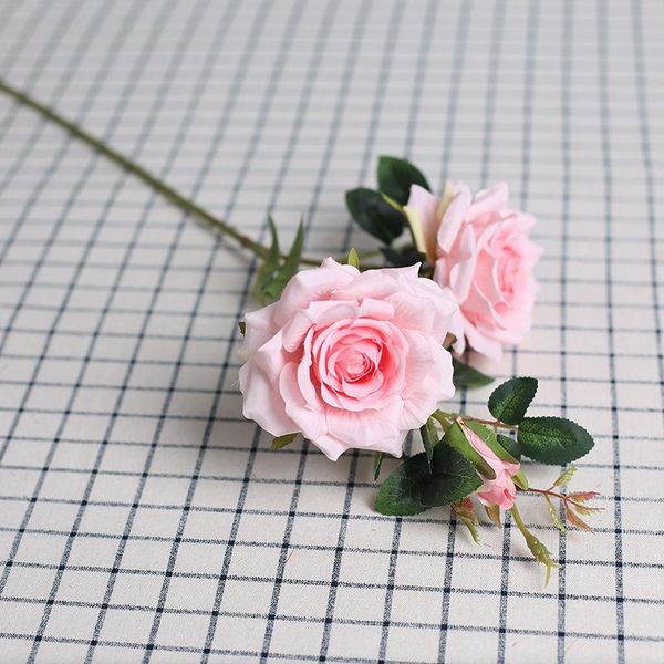 decorative flowers & wreaths 65cm length 3head paris artificial rose branch valentine's day fake flower home wedding christmas decorati
decorative flowers & wreaths 65cm length 3head paris artificial rose branch valentine's day fake flower home wedding christmas decorati