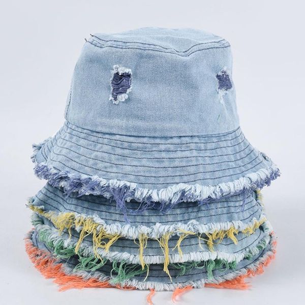 wide brim hats colourful broken holes cowboy fisherman hat men women outdoor leisure bucket caps female sunhat sun for face sunscreen and, Blue;gray
wide brim hats colourful broken holes cowboy fisherman hat men women outdoor leisure bucket caps female sunhat sun for face sunscreen and, Blue;gray
