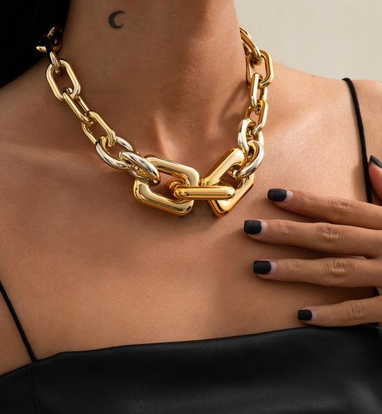 chokers shamrock personalized punk clavicle neck chains women's necklace retro hip hop jewelry geometric thick chain choker, Golden;silver
chokers shamrock personalized punk clavicle neck chains women's necklace retro hip hop jewelry geometric thick chain choker, Golden;silver