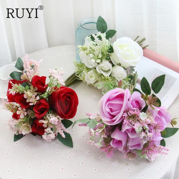 artificial silk flower rose wedding bridal bouquet home deskarrangement pography fake decoration props decorative flowers & wreaths
artificial silk flower rose wedding bridal bouquet home deskarrangement pography fake decoration props decorative flowers & wreaths