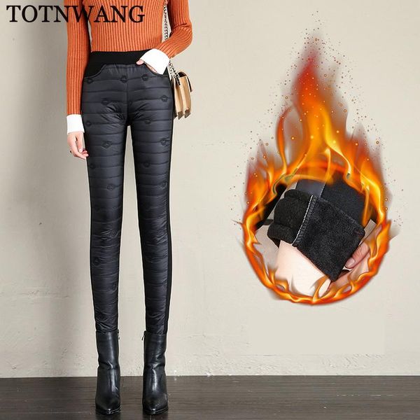 women's pants & capris totnwang winter lip embroidery plus size down fashion elastic high waist warm pant female casual skinny pencil, Black;white
women's pants & capris totnwang winter lip embroidery plus size down fashion elastic high waist warm pant female casual skinny pencil, Black;white